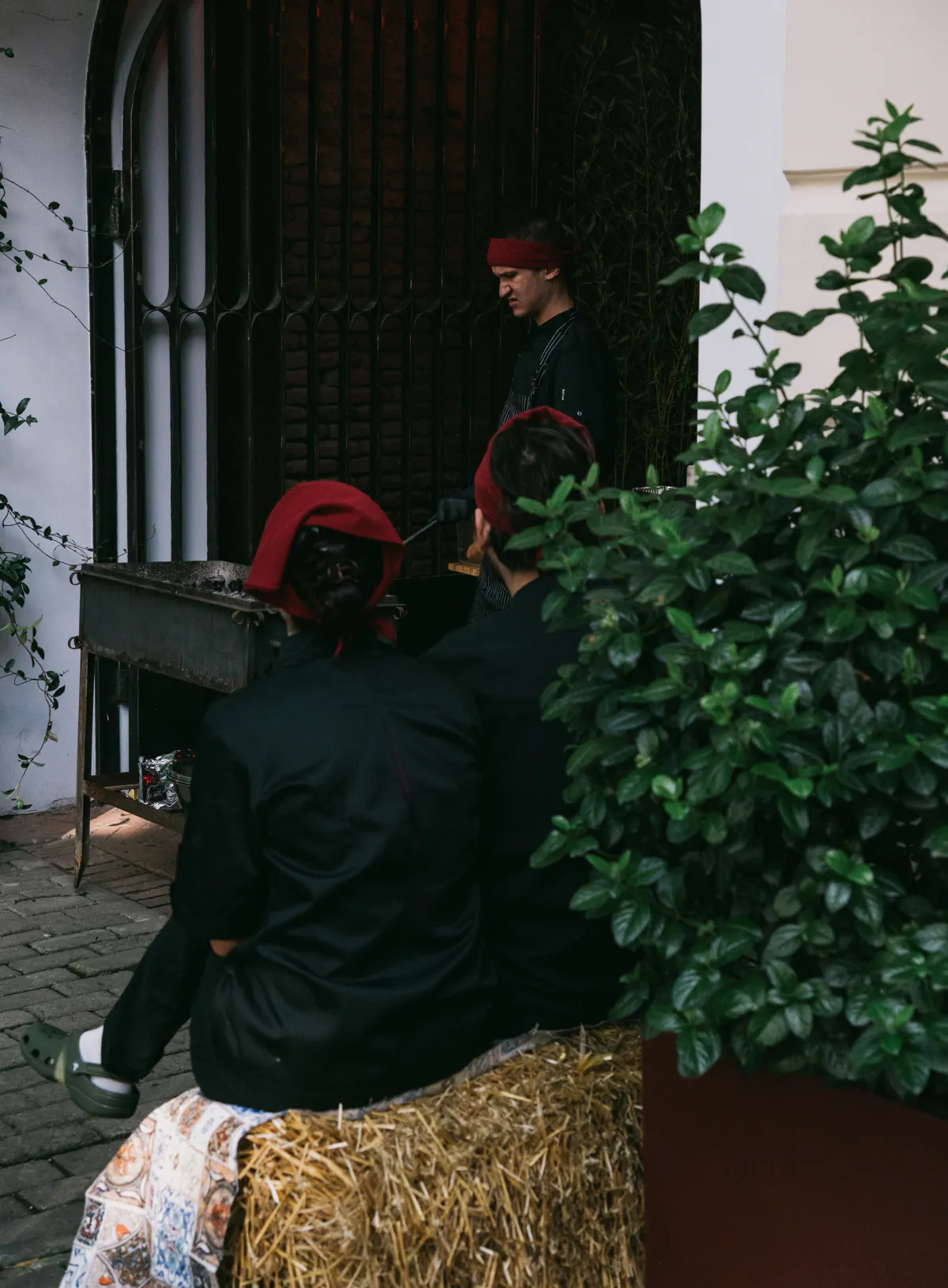Red bandanas
